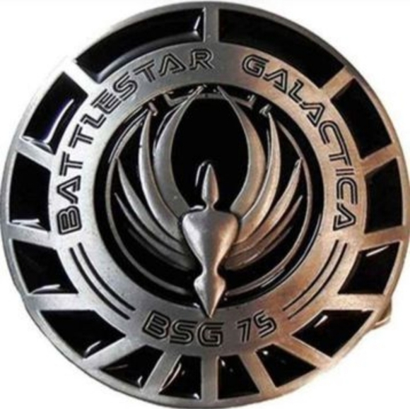 Patch Nation Battlestar Galactica BSG 75 Offizier Pin – Metall-Abzeichen, Silber, 32 Mm